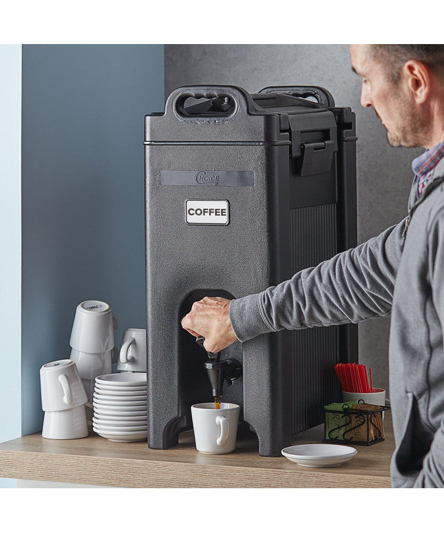 Bình đựng đồ uống cách nhiệt Choice 19 lít màu đen