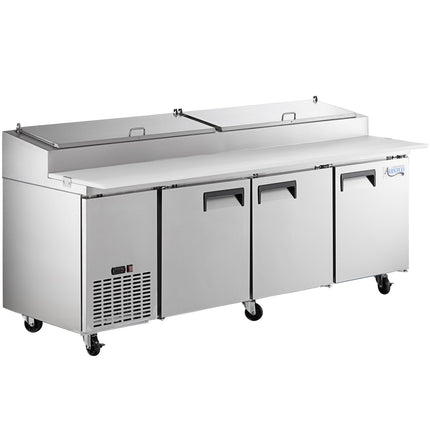 Bàn mát chuẩn bị pizza 3 cửa Avantco APPT-91-HC 234 cm