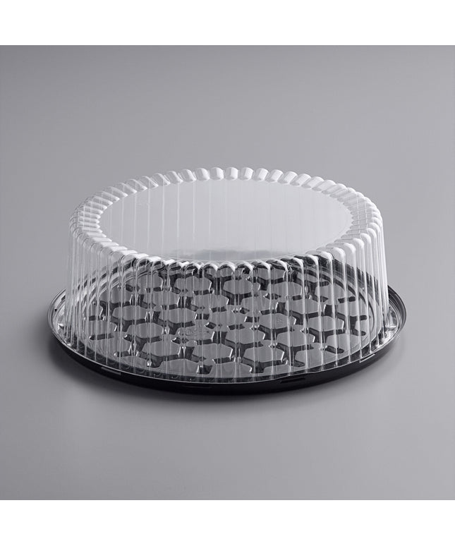 Hộp trưng bày bánh kem Choice 23 cm vòm thấp kèm nắp vòm trong - Thùng 80 cái