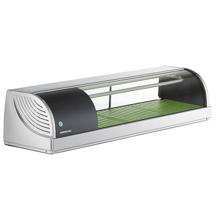 Tủ trưng bày sushi lạnh Hoshizaki HNC-120BA-L-SLH kính cong 119 cm - Máy nén bên trái