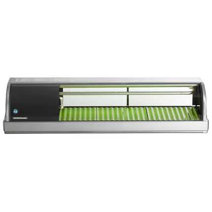 Tủ trưng bày sushi lạnh Hoshizaki HNC-120BA-L-SLH kính cong 119 cm - Máy nén bên trái