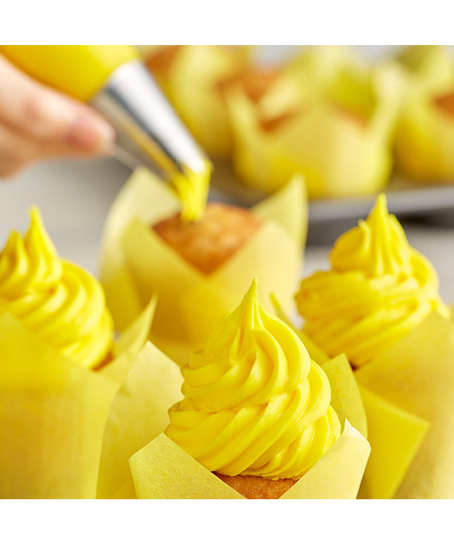 Kem phủ buttercream Rich's màu vàng - 6,8 kg xô