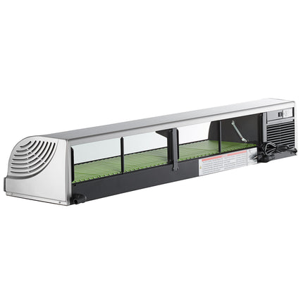 Tủ trưng bày sushi lạnh kính cong Hoshizaki HNC-180BA-L-SLH 180 cm máy nén bên trái
