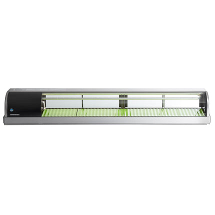 Tủ trưng bày sushi lạnh kính cong Hoshizaki HNC-180BA-L-SLH 180 cm máy nén bên trái