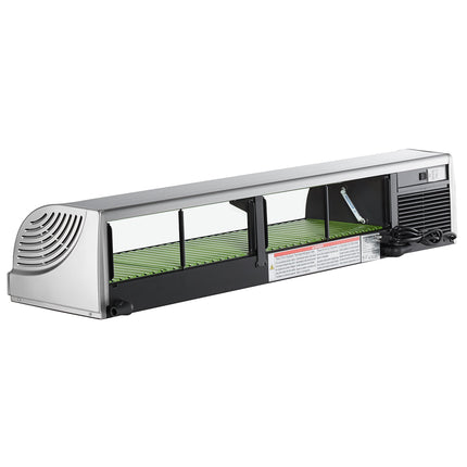 Tủ mát trưng bày sushi kính cong Hoshizaki HNC-150BA-L-SLH 150 cm - Máy nén bên trái