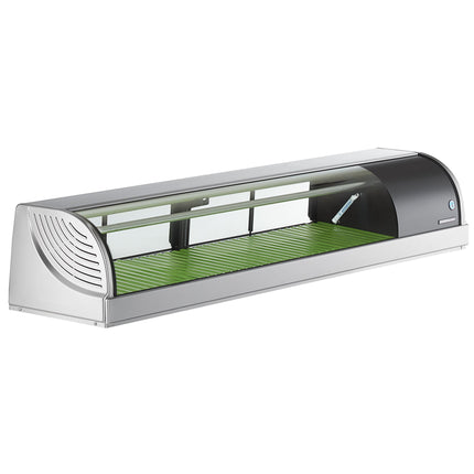Tủ mát trưng bày sushi Hoshizaki HNC-150BA-R-SLH cong thủy tinh làm lạnh Sushi trưng bày Case 149,9 cm - Right Side Comp