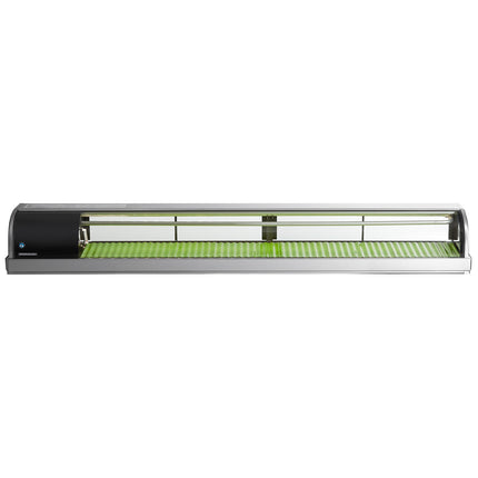 Tủ trưng bày sushi lạnh kính cong Hoshizaki HNC-210BA-L-SLH 211 cm - Máy nén bên trái