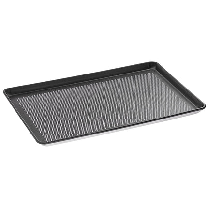 Khay nướng nhôm chống dính đục lỗ Vollrath 9002NSP Wear-Ever khổ đầy đủ 46 x 66 cm viền lồng khung dây dày 18 gauge