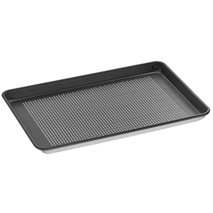 Khay nướng nhôm chống dính đục lỗ Vollrath 5303NSP Wear-Ever khổ 1/2 33 x 46 cm viền lồng khung dây dày 18 gauge