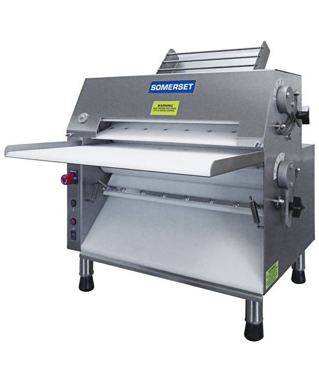 Máy cán bột để bàn Somerset CDR-2000 51 cm hai tầng thao tác mặt trước - 120V, 3/4 hp