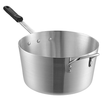 Nồi nấu sốt nhôm thành nghiêng Choice 9,5 lít tay cầm silicone đen