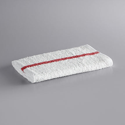 Khăn bar cotton sọc màu đỏ trắng Choice 907 g 48,3 x 40,6 cm - Thùng 120 cái
