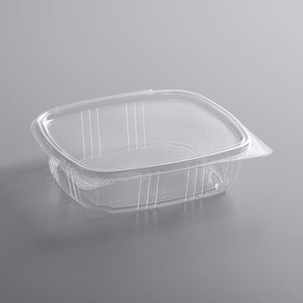 Choice Hộp Đựng Đồ Ăn Deli Nắp Bản Lề RPET Trong Suốt 24 oz - 200/Thùng