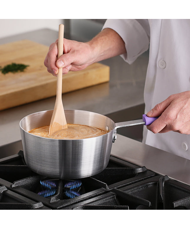 Nồi nấu sốt nhôm thành nghiêng Choice 2,6 lít tay cầm silicone tím chống dị ứng