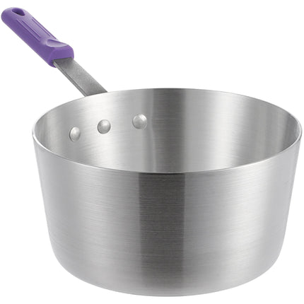 Nồi nấu sốt nhôm thành nghiêng Choice 4,3 lít tay cầm silicone tím chống dị ứng