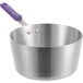Nồi nấu sốt nhôm thành nghiêng Choice 5,2 lít tay cầm silicone tím chống dị ứng