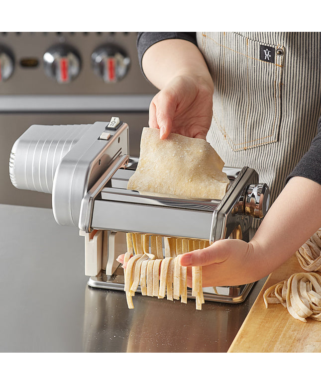 Máy làm mì lai điện thép không gỉ Choice Food Prep, mô tơ 2 tốc độ - 120V