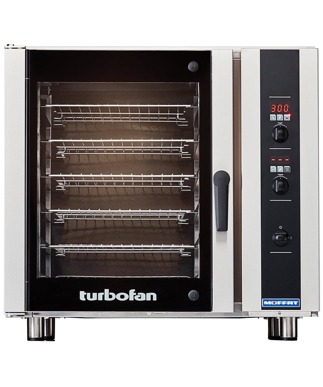 Lò đối lưu điện cỡ full một tầng có phun hơi nước Moffat E35D6-26-P Turbofan - 208V, 1 pha, 11,2 kW