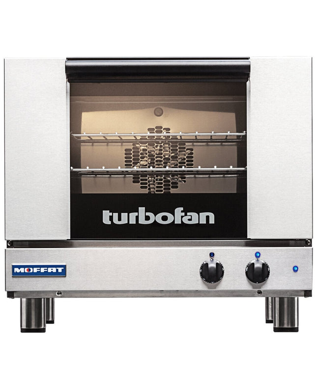 Lò nướng Moffat E22M3 Turbofan Single tầng nửa cỡ điện lò đối lưu với Mechanical Controls, 1.5 Cu Ft - 110-120V, 1 pha, 
