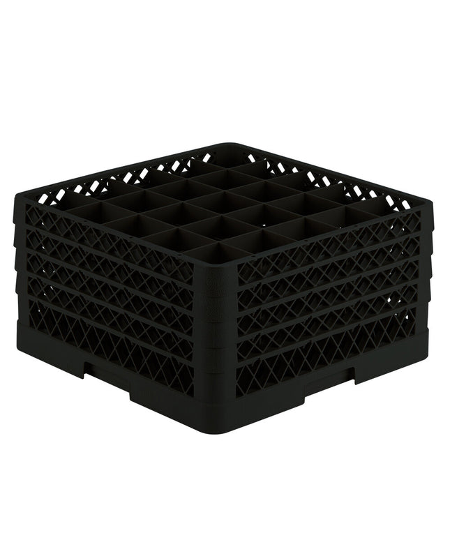 Giá đựng ly 25 ngăn màu đen Vollrath Traex® TR6BBBB cỡ đầy đủ cao 24 cm