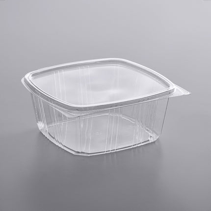 Choice Hộp Đựng Deli Nắp Bản Lề Nhựa RPET Tái Chế Trong Suốt 64 oz 200 Cái/Thùng