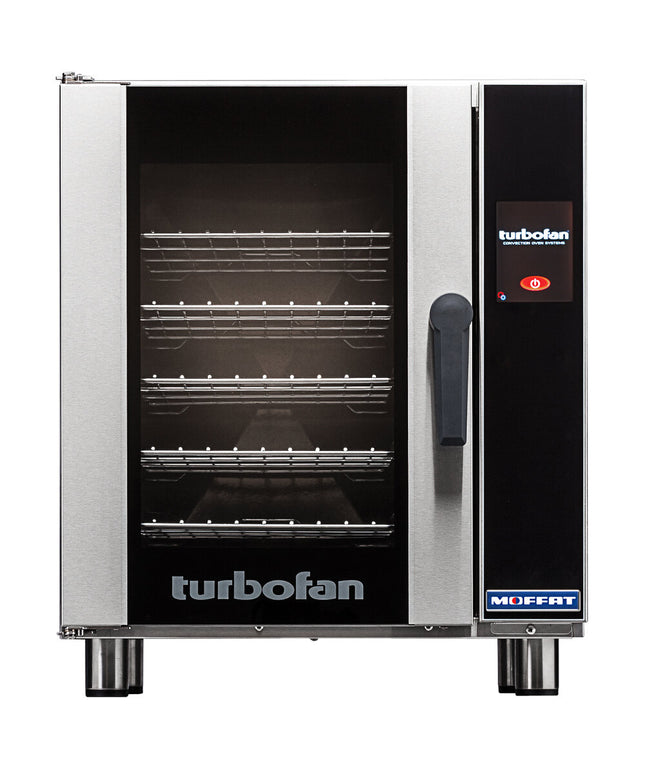 Lò nướng đối lưu điện Moffat E33T5-P Turbofan 1 tầng nửa khay màn hình cảm ứng có phun hơi - 208V, 1 pha, 5,4 kW