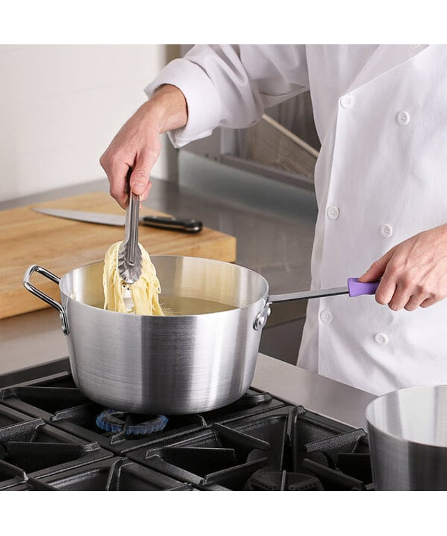 Nồi nấu sốt nhôm thành nghiêng Choice 6,6 lít tay cầm silicone tím chống dị ứng