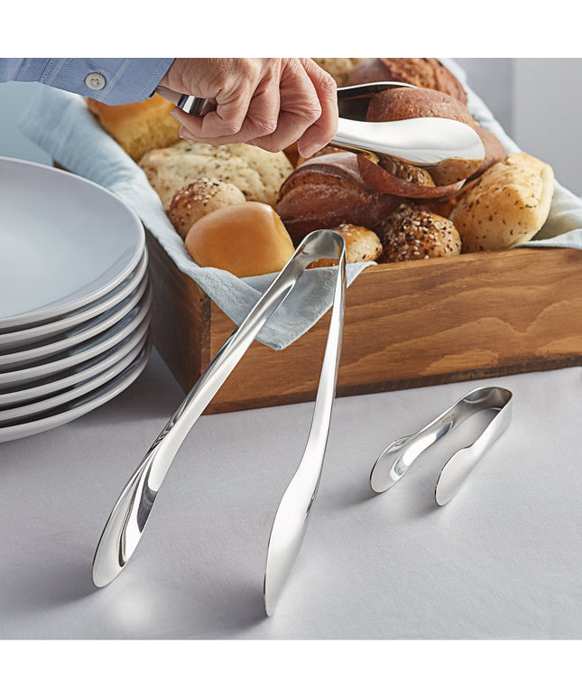 Bộ kẹp gắp thép không gỉ 18/8 Acopa 3 món viền trơn
