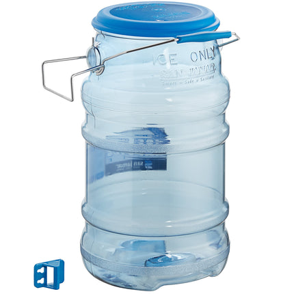 Xô đá polycarbonate San Jamar Saf-T-Ice 23 lít có nắp và giá treo