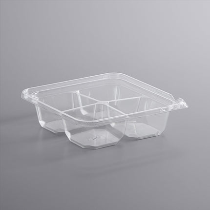 Dart TamperGuard Hộp Đựng 4 Ngăn Nông Chống Giả Mạo, Có Niêm Phong An Toàn - 300/Thùng