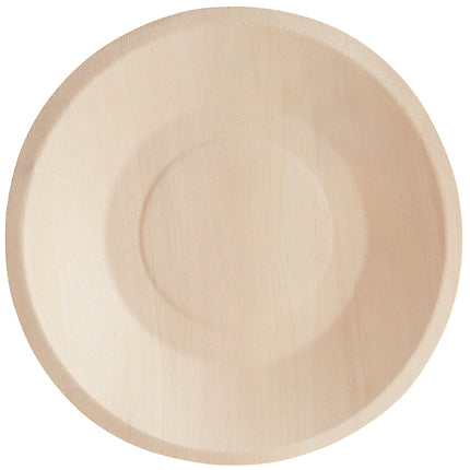 Đĩa gỗ tròn phân hủy EcoChoice 18 cm - Gói 25 cái