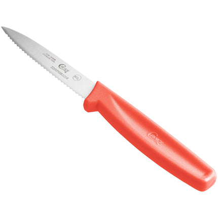 Dao gọt lưỡi răng cưa Choice 8,3 cm cán đỏ
