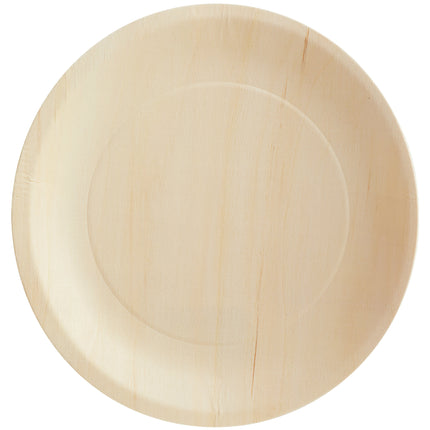 Đĩa gỗ tròn phân hủy EcoChoice 25,4 cm - Gói 25 cái