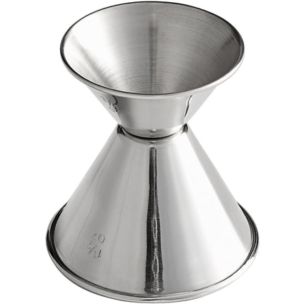 Ly đong rượu jigger inox cổ điển Acopa 22 ml & 44 ml
