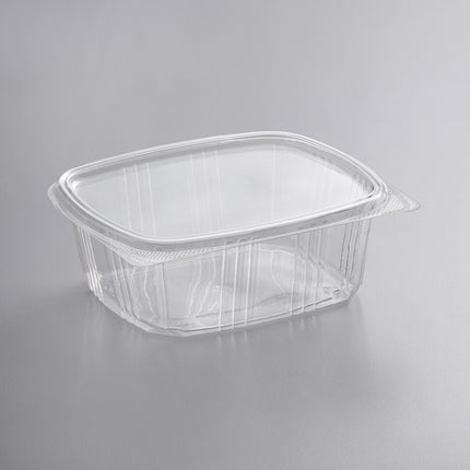 Hộp Đựng Thực Phẩm Choice 32 oz Nhựa PET Tái Chế Trong Suốt Nắp Liền Bản Lề - Thùng 200 Cái