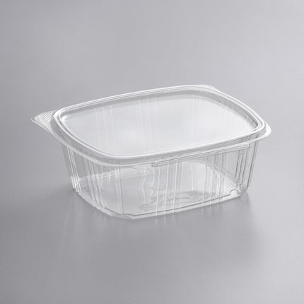 Hộp Đựng Thực Phẩm Choice 32 oz Nhựa PET Tái Chế Trong Suốt Nắp Liền Bản Lề - Thùng 200 Cái
