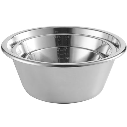 Bộ tô trộn / đánh thép không gỉ loại nặng Linden Sweden Jonas 3 món - Bộ 3 cái