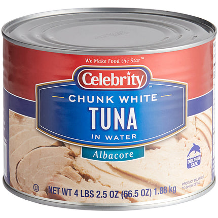 Cá ngừ trắng Albacore cắt khúc Celebrity 1,9 lít - Thùng 6 hộp