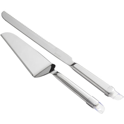 Bộ dụng cụ phục vụ bánh 2 món tay cầm rỗng thép không gỉ Choice