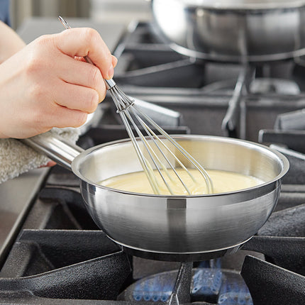Chảo nấu sốt saucier / nồi đun bơ thép không gỉ Vigor SS1 Series 0,95 lít