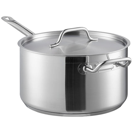Nồi nấu sốt thép không gỉ đáy nhôm Vigor SS1 Series 9,5 lít, kèm nắp
