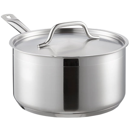 Nồi nấu sốt thép không gỉ đáy nhôm Vigor SS1 Series 5,7 lít, kèm nắp