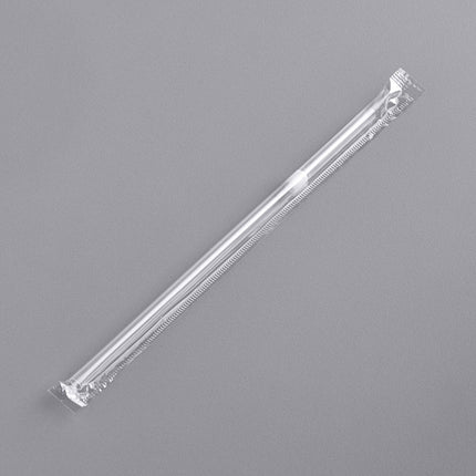 Ống hút gập jumbo Choice 19,7 cm trong mờ, có bọc - Hộp 400 cái