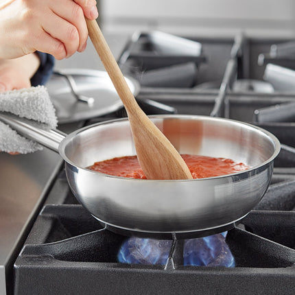 Chảo nấu sốt saucier thép không gỉ đáy nhôm Vigor SS1 Series 1,9 lít, kèm nắp