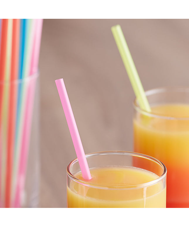 Ống hút jumbo bọc riêng nhiều màu neon Choice 20 cm - Thùng 12.000 cái