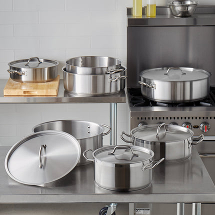 Nồi hầm cỡ lớn thép không gỉ đáy nhôm Vigor SS1 Series 18,9 lít, kèm nắp