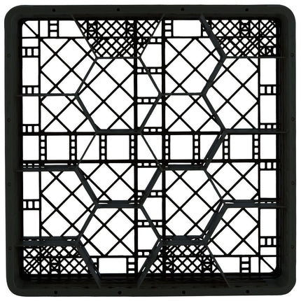 Giá đựng ly 12 ngăn màu đen Vollrath Traex® Rack Max TR18JJ cỡ đầy đủ cao 16,2 cm