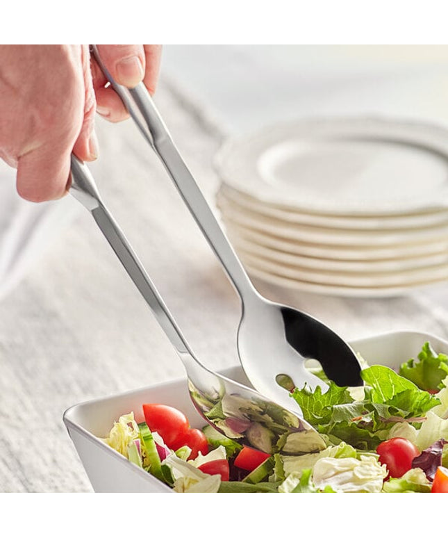 Bộ dụng cụ phục vụ salad tay cầm thép không gỉ rỗng 2 món Choice