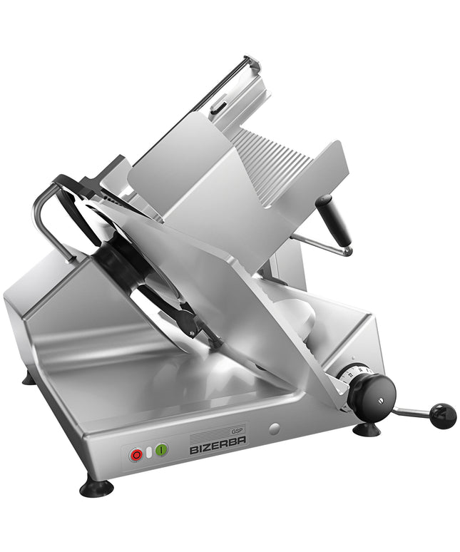 Máy thái thịt cấp liệu trọng lực thủ công Bizerba GSP Series V 2-150 33 cm - 1/2 HP