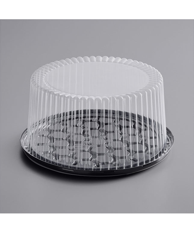 Hộp trưng bày bánh vòm cao Choice 23 cm kèm nắp vòm trong - Thùng 80 cái